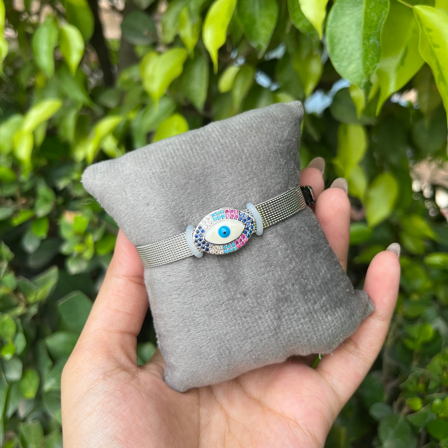 Inaya Adjustable Rakhi Bracelets - Evil Eye