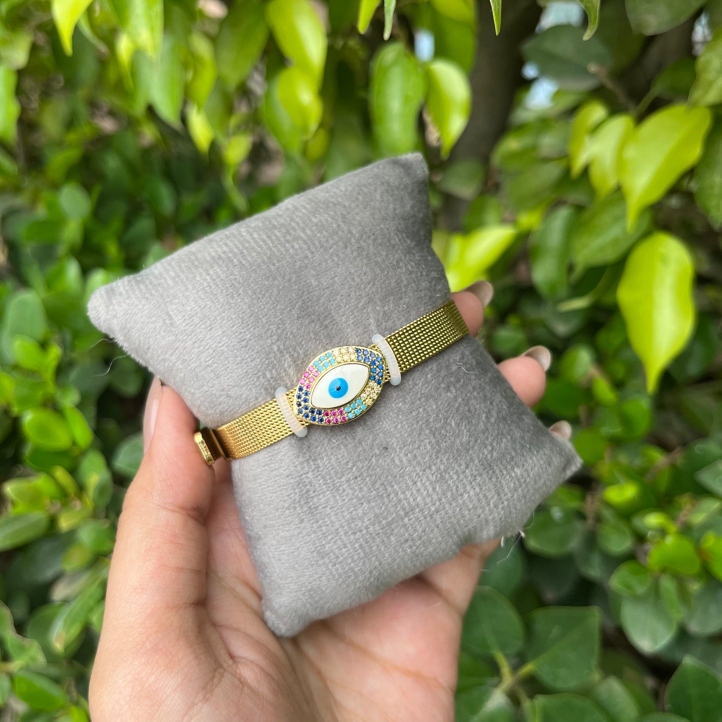 Inaya Adjustable Rakhi Bracelets - Evil Eye