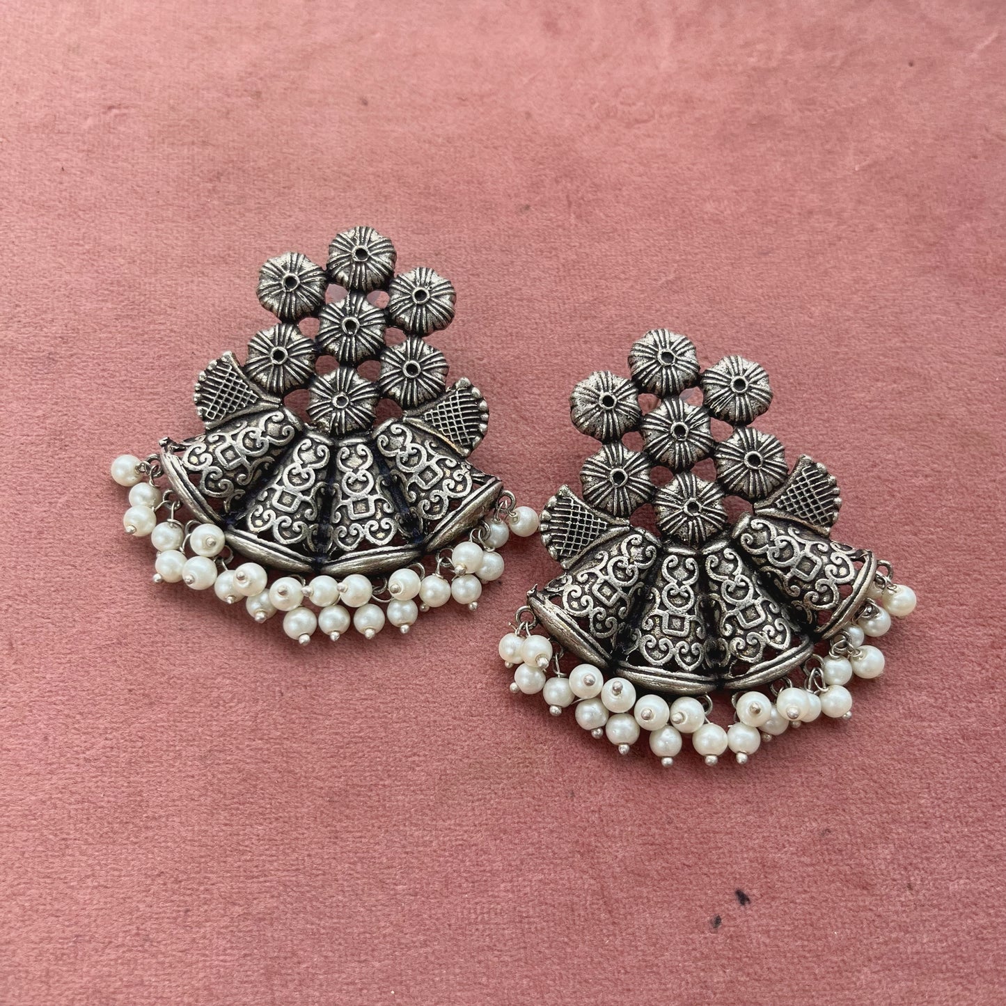 Antaraa Statement Stud Earrings