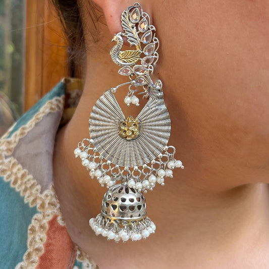 Vantara Mor Jhumki Earring