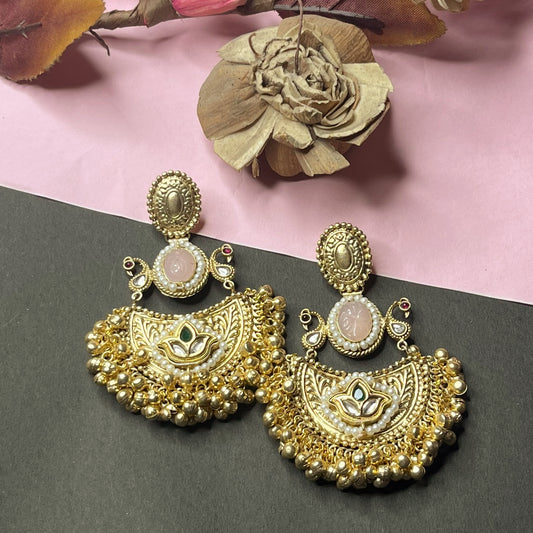 Aanya Statement Chaandbali Earrings