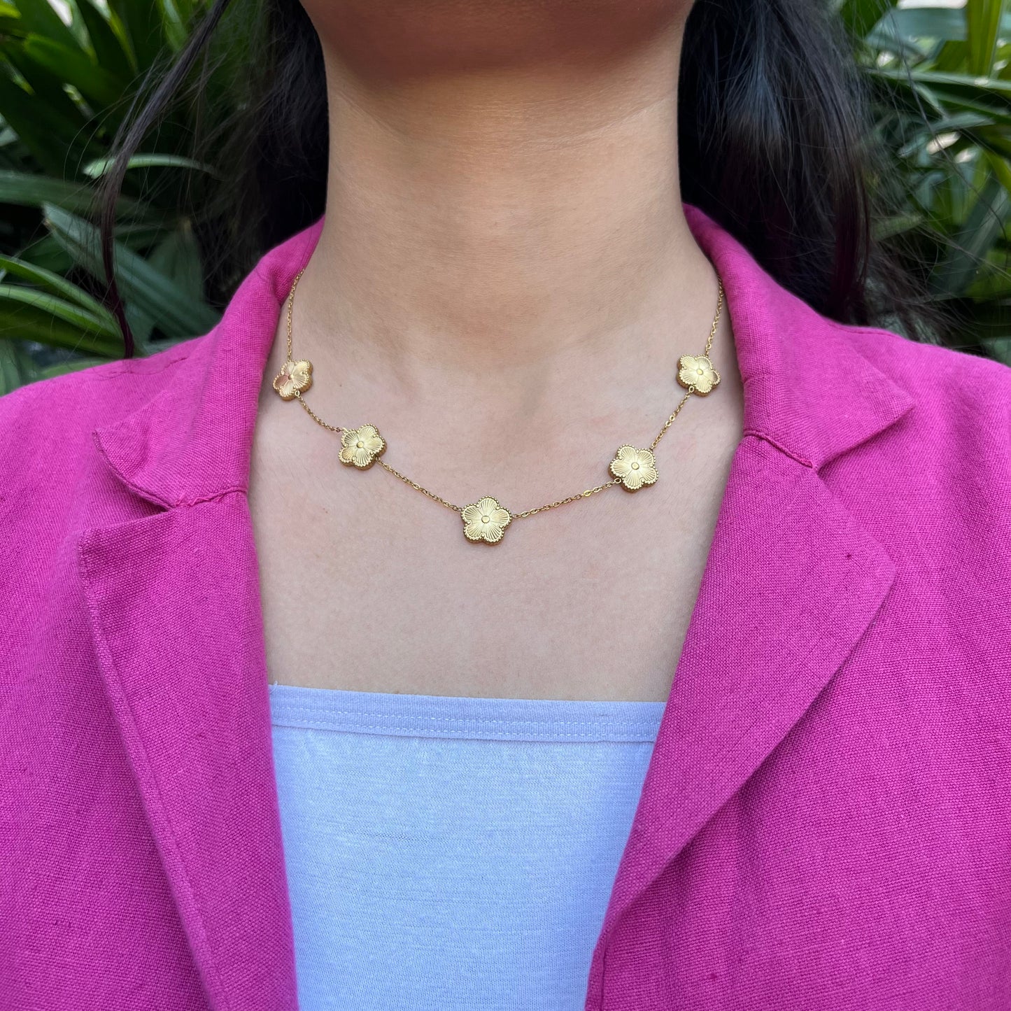 Clover Gold Necklace