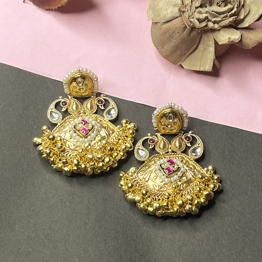 Aanya Ghungroo Chaandbali Earrings